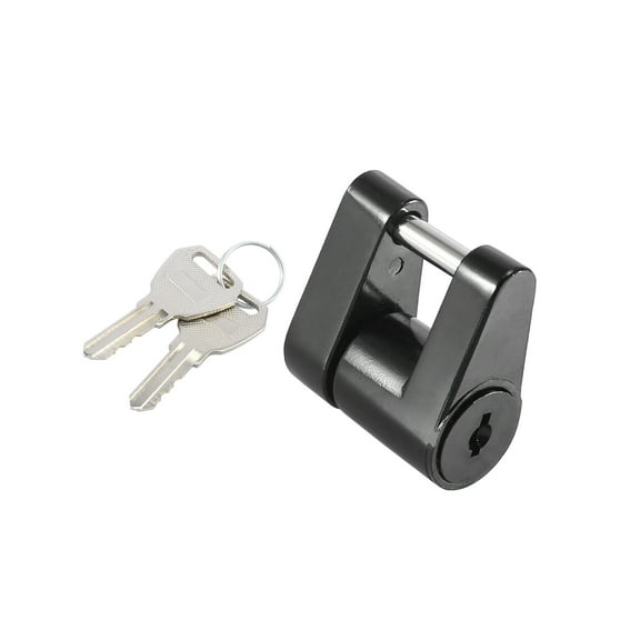 Unique Bargains 1/4" Hitch Pin Lock Trailer Hitch Lock Trailer Hitch Pin Lock Set Black