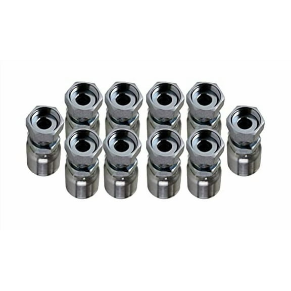 1/4" Hose X 1/4" O-RIng Face Seal Hydraulic Crimp Fitting
