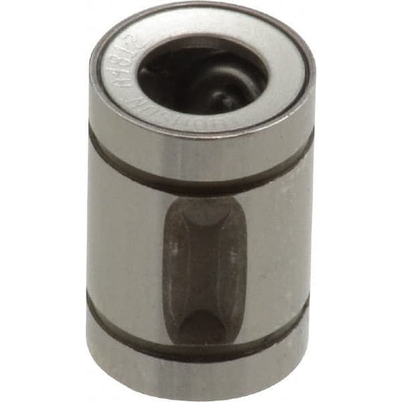 Thomson Industries 1/4" ID, 19 Lb Dynamic Load Capacity, Closed Linear Bearing 1/2" OD