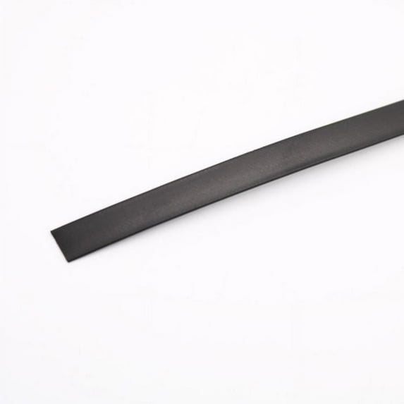 1/4" ID Preflattened Shrink Tube for Kroy / Datamax printers - Black