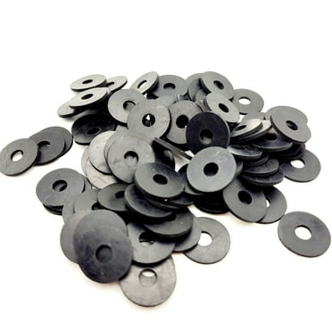 1/4" ID Rubber Flat Washers 3/4" OD 1/16" Thick Sealing Spacer 1/4 x 3/4 x 1/16