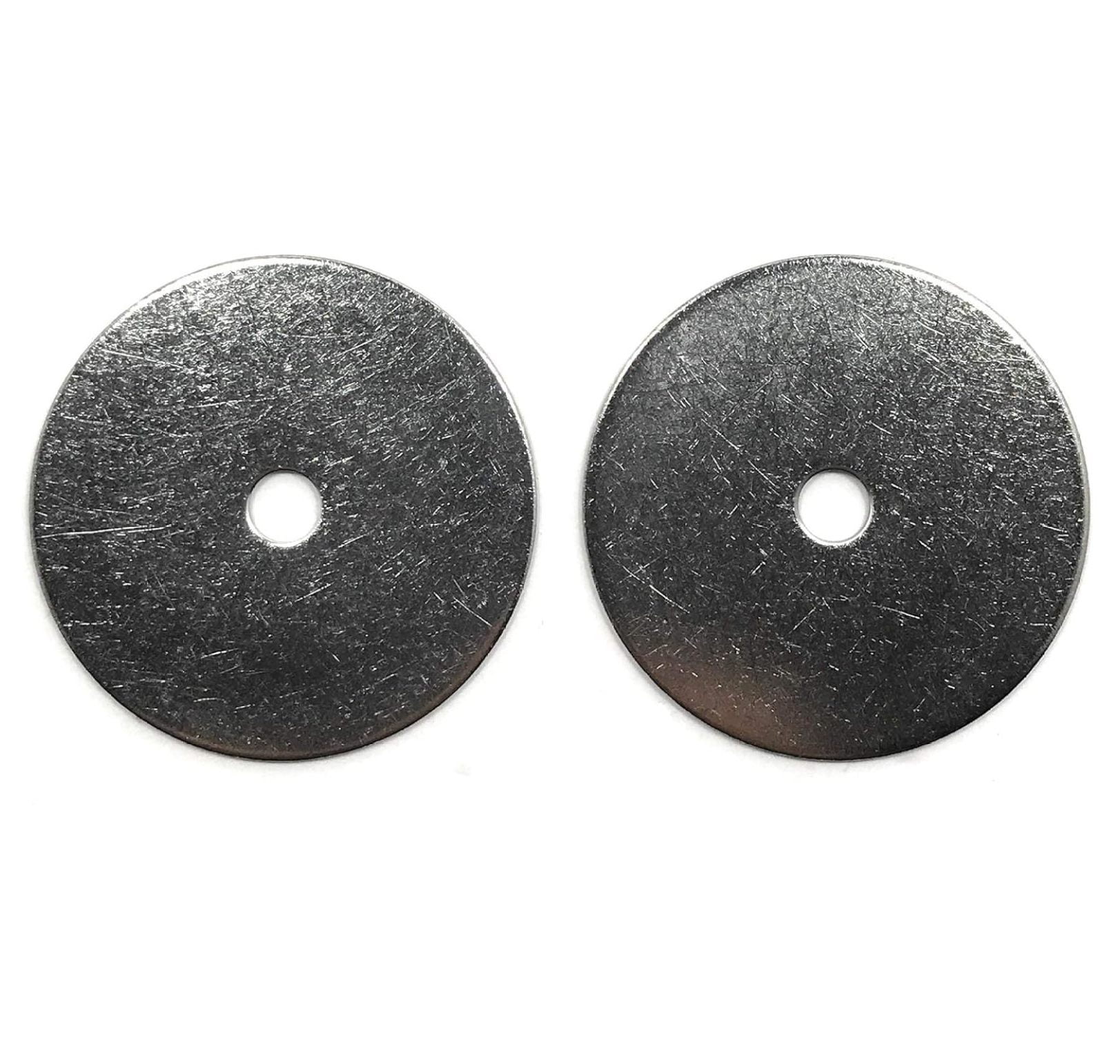 1/4 ID x 2" OD Stainless Steel Fender Washer Large OD Flat Washers .050 Thick 18-8 SS (20 Pieces)