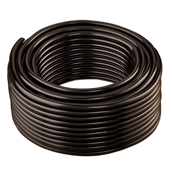 (1/4" ID x 3/8" OD x 100 ft) HydroMaxx Flexible Non-Toxic, BPA Free, Black Vinyl Tubing