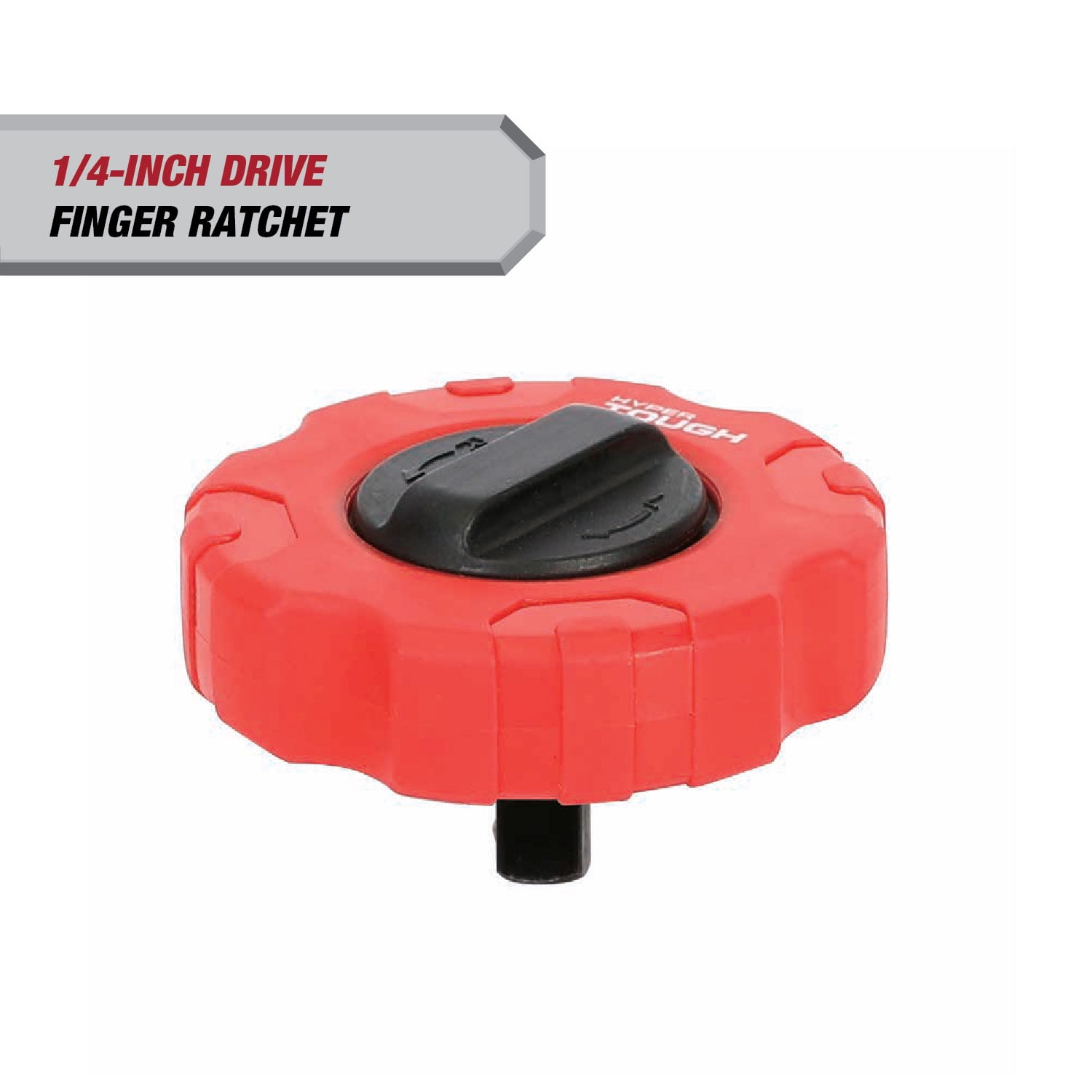 Hyper Tough 1/4-inch Finger Ratchet with Reversible Drive