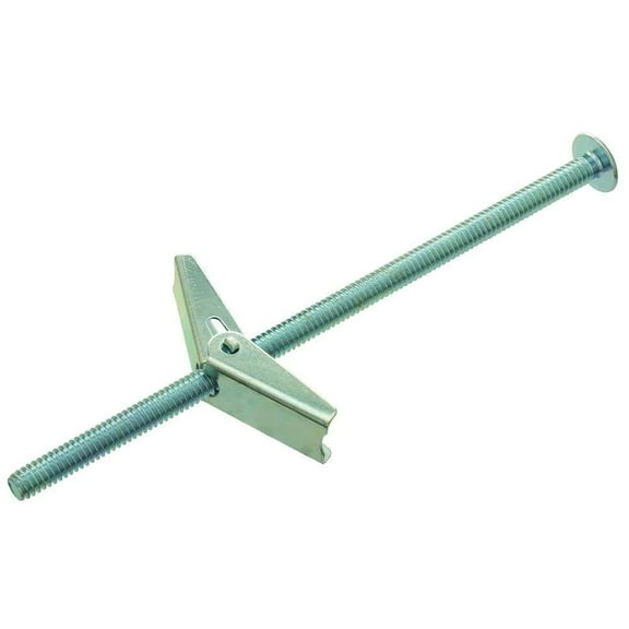 1/4 In. X 4 In. Zinc-Plated Steel Toggle Bolt With Mushroom-Head Screw (2-Pieces)