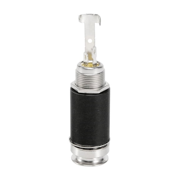 1/4 Inch 6.35Mm Acoustic Electric Guitar Bass Output Jack Strap Button Endpin Plug Socket Stereo Cylinder