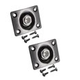 thumbnail image 1 of 1/4 Inch 6.35mm Guitar Mono Output Jack Plate Input Socket for Electric Guitar, Black 2 pcs, 1 of 2
