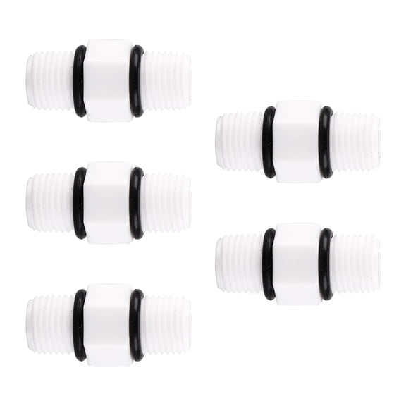 1/4 Inch BSP Male Straight Quick Connect Water Purifier Tube Push in Fittings for Reverse Osmosis System 5pcs