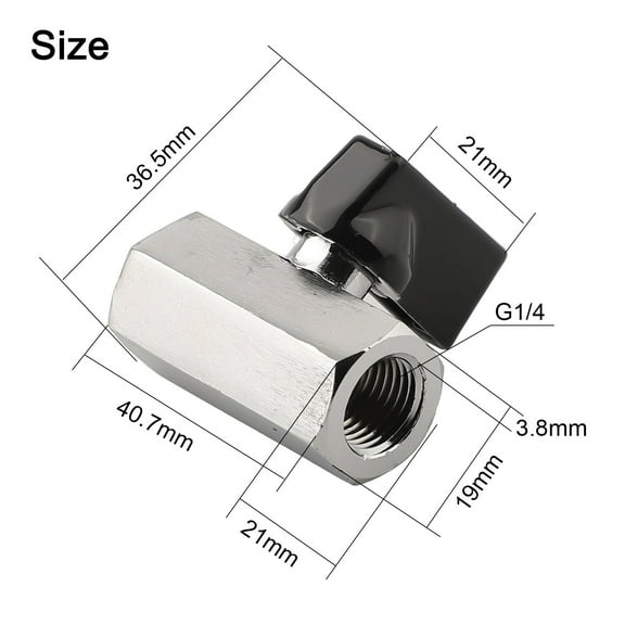 1/4 Inch Ball Valve Air Compressor Valve Easy To Maintain Not Limited By Installation Direction For HVAC For Plumbing