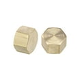 thumbnail image 1 of 1/4-Inch Brass Cap 10 pcs PT1/4 Female Pipe Fitting Hex Compression Stop Valve Connector, 1 of 4
