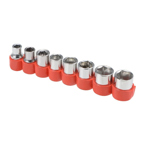 1/4-Inch Drive Hex Socket Set 5mm - 12mm Metric Cr-V 1 Set
