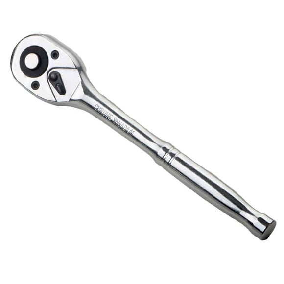 1/4-Inch Drive Ratchet, 90-Tooth Quick-release Ratchet Wrench, Reversible, Chrome Alloy Made, Full Polished, Stocking Stuffers for Men Gifts for Men Gifts for Women gifts for dad