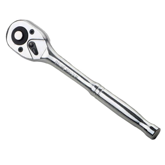 1/4-Inch Drive Ratchet, 90-Tooth Quick-release Ratchet Wrench, Reversible, Chrome Alloy Made, Full Polished, Stocking Stuffers for Men Gifts for Men Gifts for Women gifts for dad