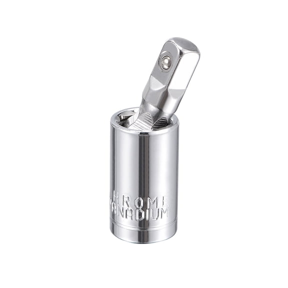 1/4 Inch Drive Universal Joint Swivel Deep Socket, Cr-V Steel