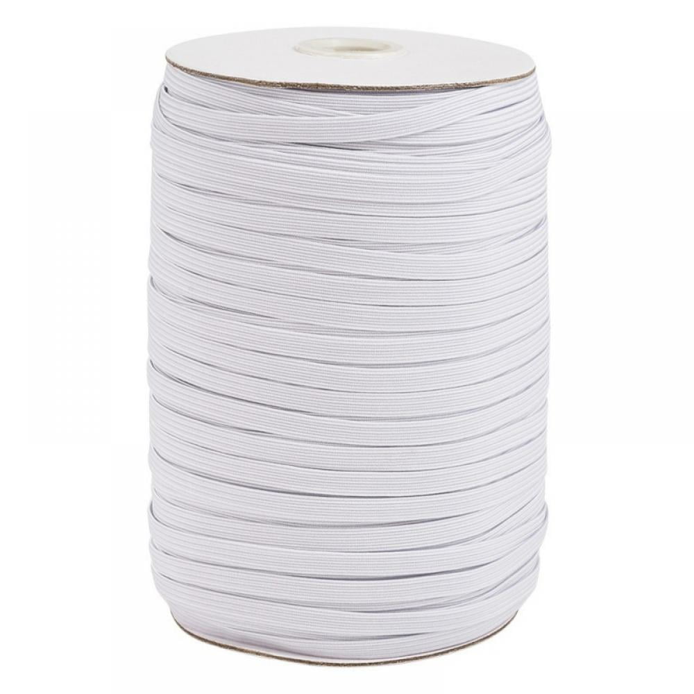 8 Assorted Size White Sewing Elastic Bands Polyester Stretchy