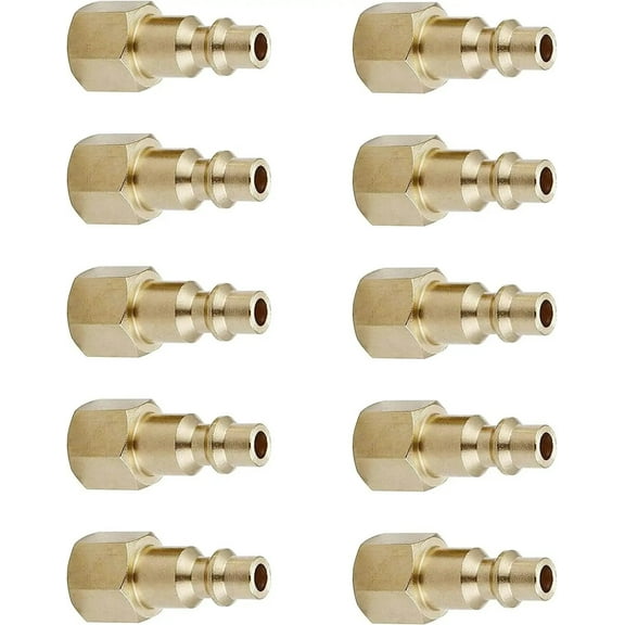 1/4-Inch Female Coupler Quick Connect, Air Hose & Air Coupler - Pack of 10