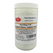 1/4 Inch Fiberglass Chopped Strand Mat Fibers - Quart