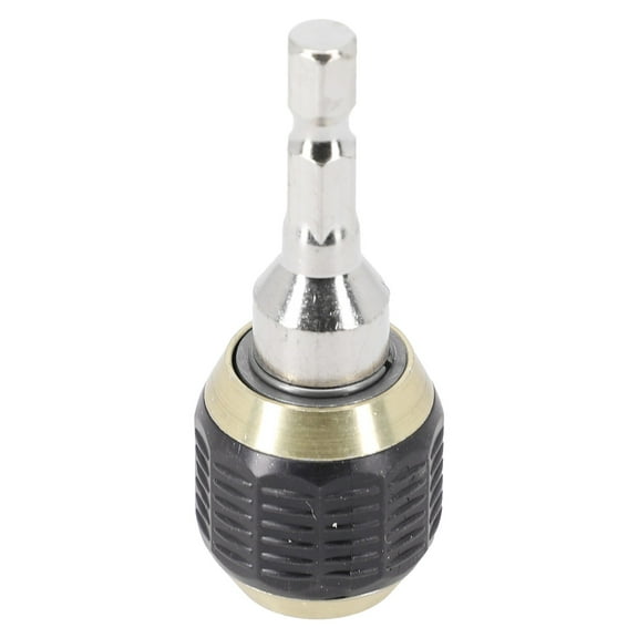 1/4 Inch Keyless Drill Bit Chuck Quick Change Adapter Converter Hex Shank
