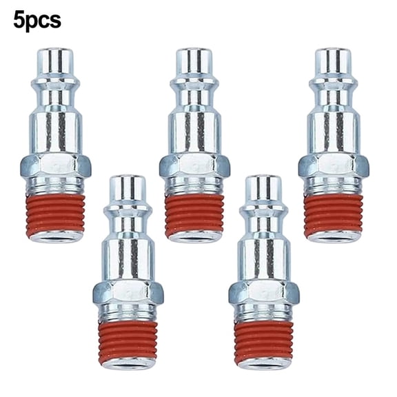1/4 Inch Npt External Thread Pneumatic Quick Coupling Male Connector Air Line