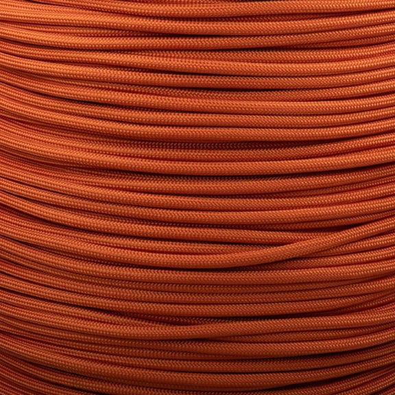 1/4 Inch Para-Max Paracord - Burnt Orange - 100 Feet