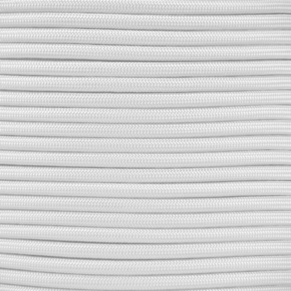 1/4 Inch Para-Max Paracord - White - 25 Feet