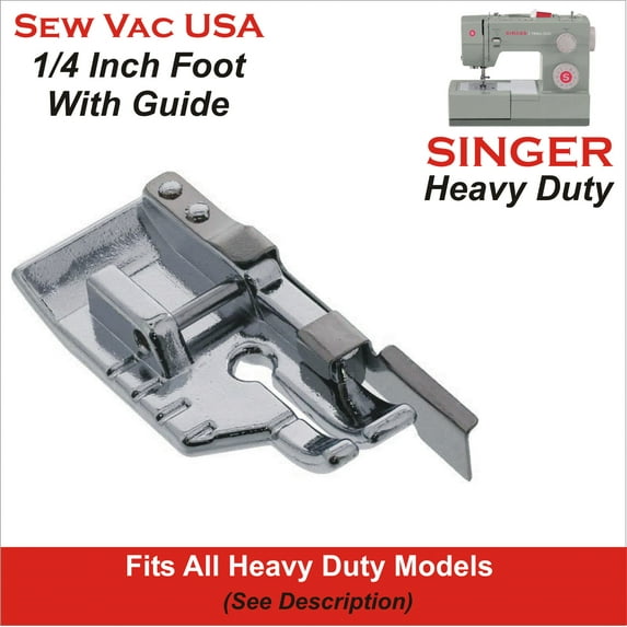 1/4 Inch Piecing / Quilting Foot With Guide For SINGER Heavy Duty Model 4111