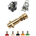 thumbnail image 1 of 1/4 Inch Pressure Washer Adapter With 5 Spray Nozzle Tips Quick Connection, 1 of 7