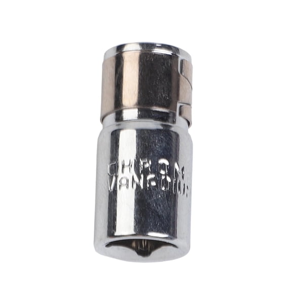 1/4 Inch Square Drive to 1/4 Inch Hex Shank Socket Adapter, Chrome Vanadium