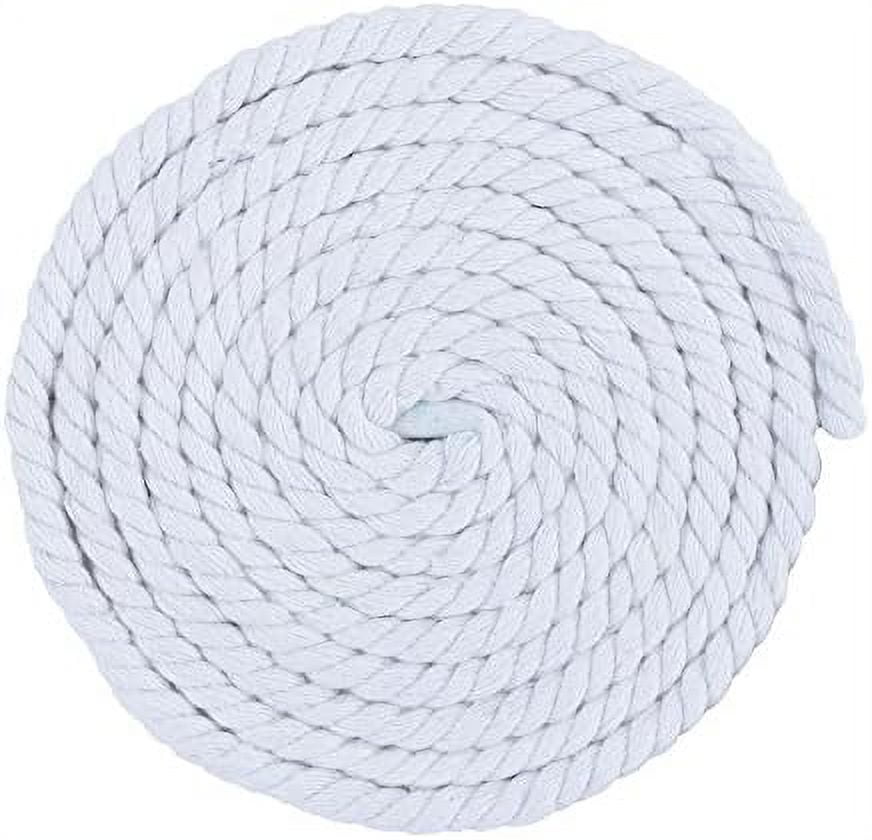 1/4-Inch-Thick Twisted Cotton Macrame Craft Rope – Large Variety Of ...