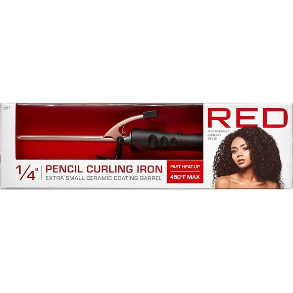 1/4 Inch Thin Curling Iron, Pencil Curling Iron, Extra Small Ceramic Coating Barrel, Skinny Curling Iron Wand for Long & Short Hair