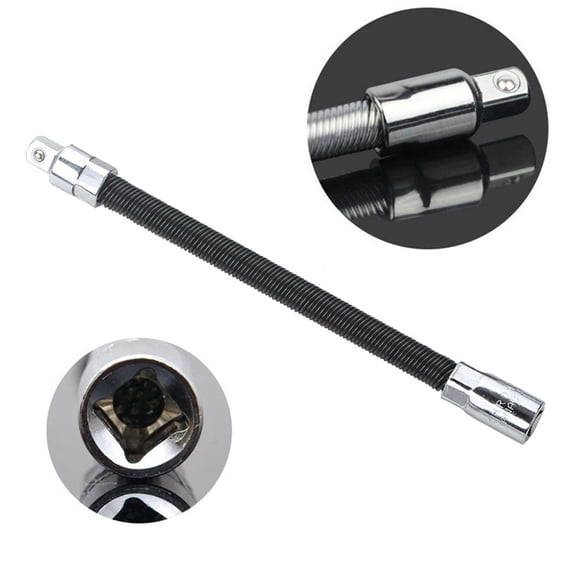 1/4 Inch Universal Electric Wrench Extension Socket – Flexible Shaft Adapter Set for Drill Bits, Car Repairs, Home Tools & Machinery