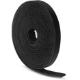 thumbnail image 1 of 1/4 Inch Wide Flat Leather Strips for Crafts, Full Grain Leather Strap Cord String for Crafts, Tooling (2mm Thick 72.5 Inches Long Black), 1 of 11