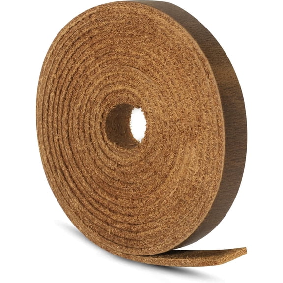 1/4 Inch Wide Flat Leather Strips for Crafts, Full Grain Leather Straps Cord String for Crafts, Tooling (2mm Thick 72.5 Inches Long Dark Brown)