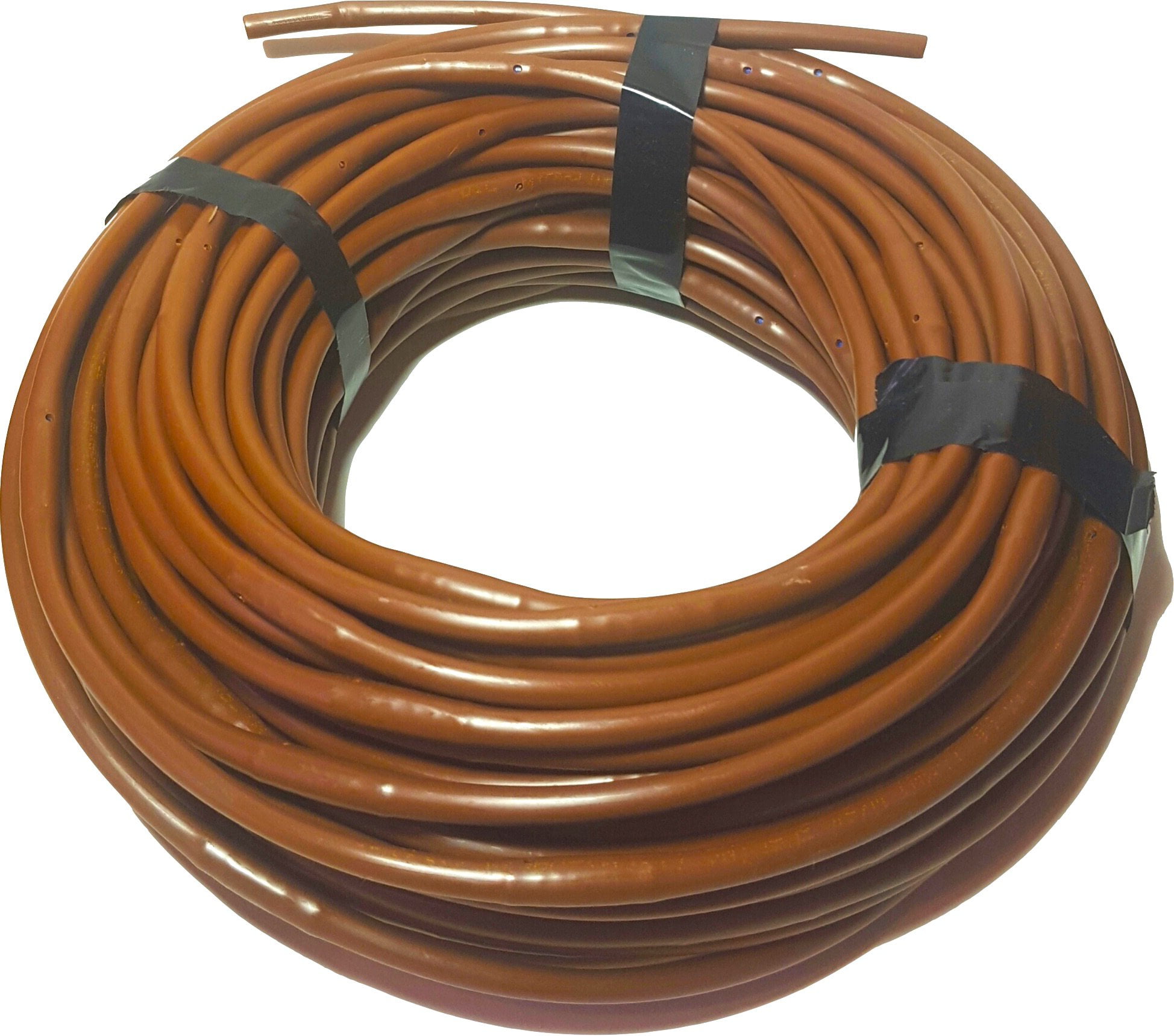 1/4-Inch x 100-Feet Irrigation / Hydroponics Dripline with 9-Inch Emitter Spacing (Brown)