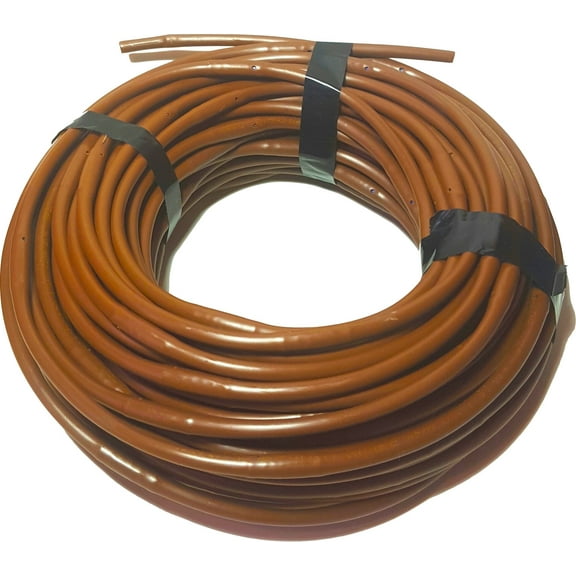 1/4-Inch x 100-Feet Irrigation / Hydroponics Dripline with 9-Inch Emitter Spacing (Brown)