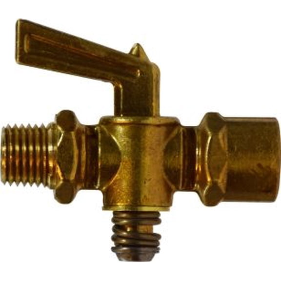 1/4 M X F Shut Off Valve 150 PSI, Drain Cocks, Brass Fittings