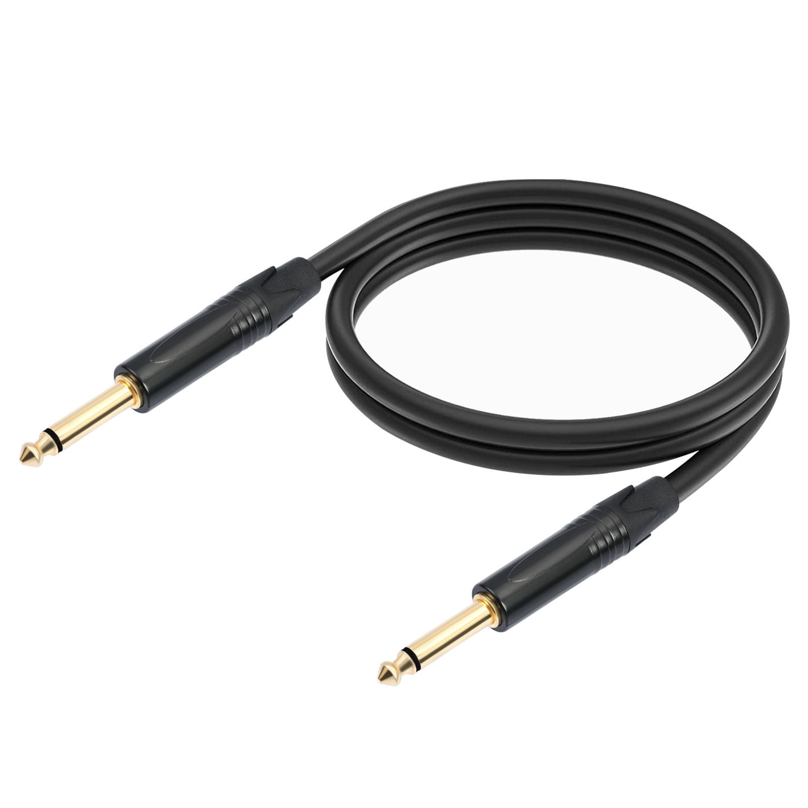 1/4" Male To Male Guitar Cable 1/4inch Guitar Instrument Cable For Electric Guitars And PA Systems Signals Transmission