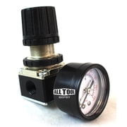 1/4 Mini Air Compressor Regulator with Pressure Gauge Replacement with Gauge