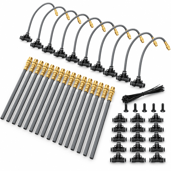1/4" Misting System Adjustable Drip Irrigation Emitters for Garden