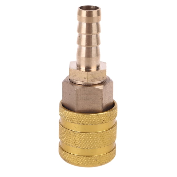 1/4" NPT Coupler and 8mm Plug Kit Solid Brass Quick Connect Air Compressor Air Fitting Thickened Copper Inflatable Joint