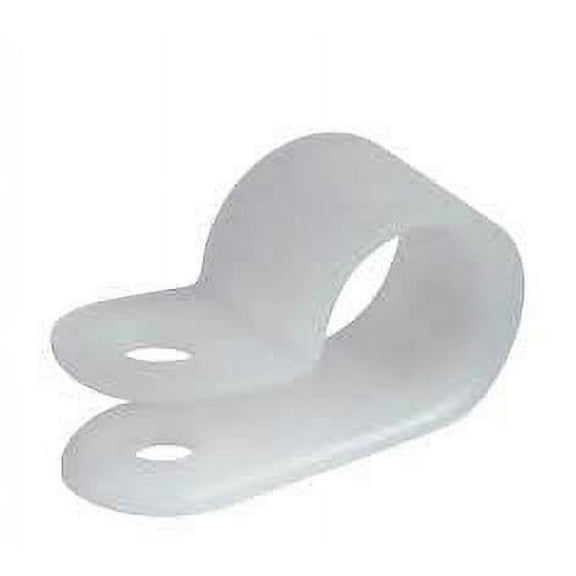 1/4" Natural Heavy Duty Cable Clamp 1/2" wide, 100/bag, CC5-1/4-9C