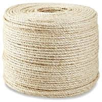 1 4 Natural Sisal Rope 1500 Ft-,