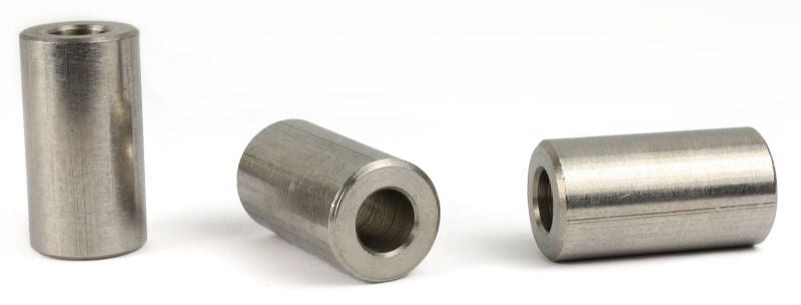 1/4" OD Round Spacers / #6 x 3/16" / Brass / Nickel - 500 Piece Carton