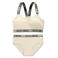 thumbnail image 1 of 1/4 Pack Girls Underwear Set Cotton Crop Cami Training Bras with Panties for Teens Girls 10-18 Years, 1 of 7