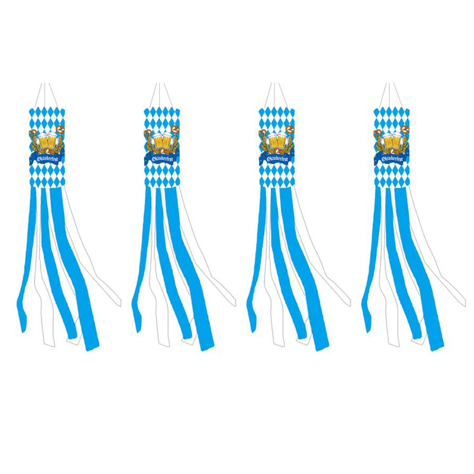 1/4 PCS Oktoberfest Bavarian Flag Windsock Outdoor Hanging Wind Sock ...