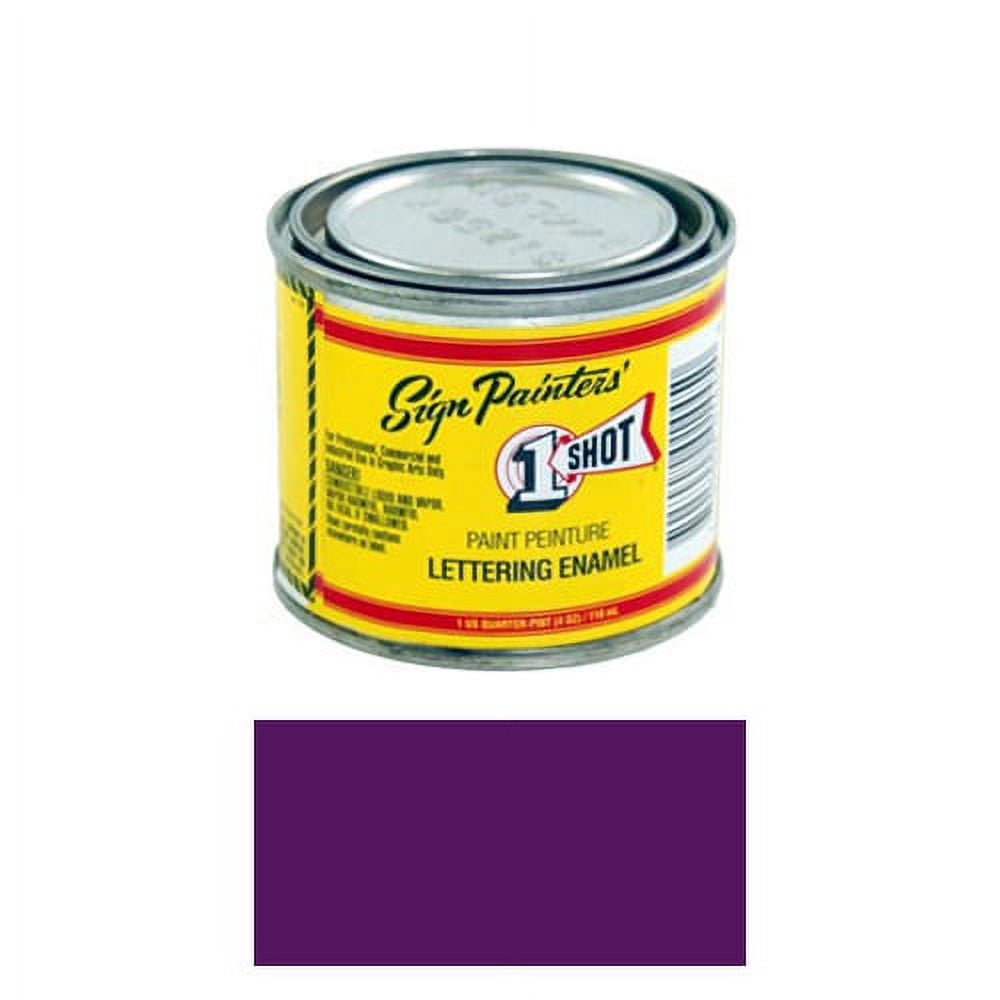 1/4 Pint 1 Shot PURPLE Paint Lettering Enamel Pinstriping & Graphic Art