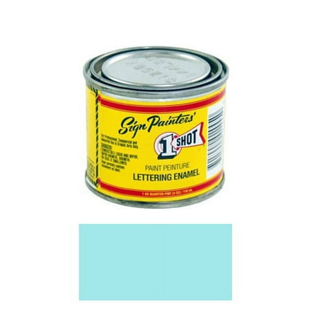 1/4 Pint 1 Shot ROBIN EGG BLUE Paint Lettering Enamel Pinstriping & Graphic Art