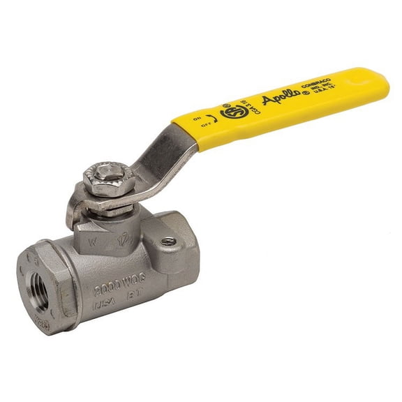 1/4" Pipe, Stainless Steel Standard Ball Valve