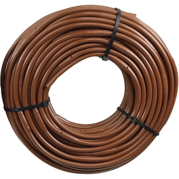 1/4" Poly Dripline 12" Spacing 0.5 GPH 100' Brown Drip Tubing