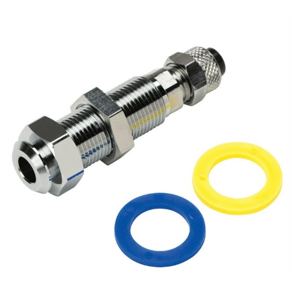 1/4" Poly Q.D. Panel Mount w/ Shut-off, Female